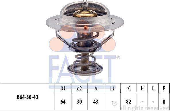 FACET 7.8417S - Termostato, Refrigerante www.autoricambi360.it