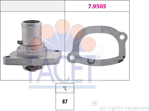 FACET 7.8482 - Termostato, Refrigerante www.autoricambi360.it