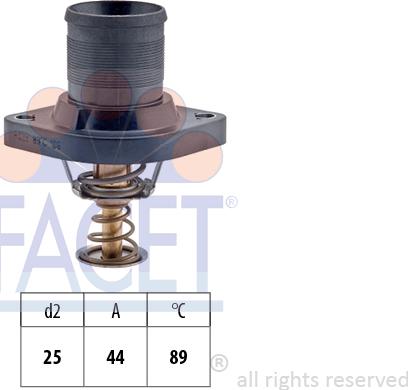 FACET 7.8423 - Termostato, Refrigerante www.autoricambi360.it