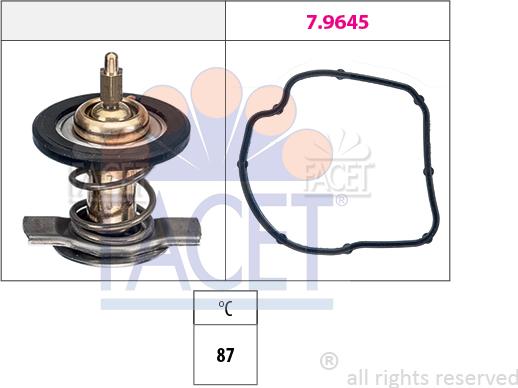 FACET 7.8595 - Termostato, Refrigerante www.autoricambi360.it