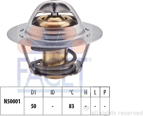 FACET 7.8543S - Termostato, Refrigerante www.autoricambi360.it