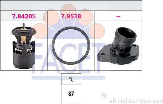 FACET 7.8559K - Termostato, Refrigerante www.autoricambi360.it