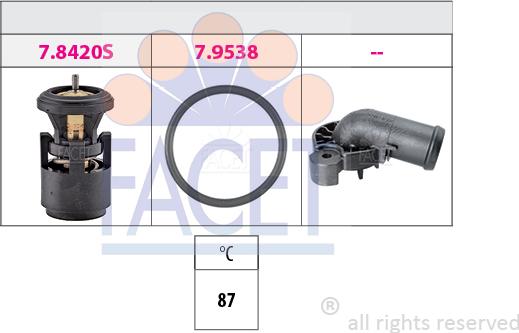 FACET 7.8561K - Termostato, Refrigerante www.autoricambi360.it