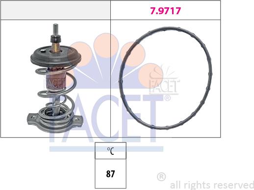 FACET 7.8511 - Termostato, Refrigerante www.autoricambi360.it