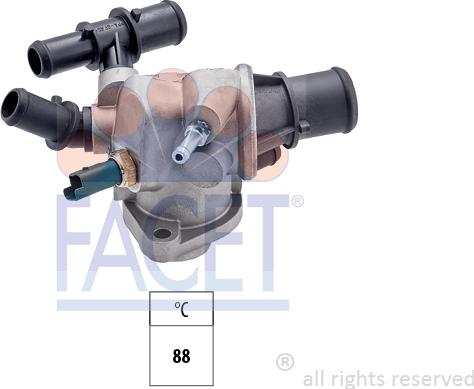 FACET 7.8581 - Termostato, Refrigerante www.autoricambi360.it