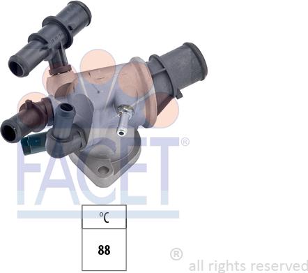 FACET 7.8582 - Termostato, Refrigerante www.autoricambi360.it
