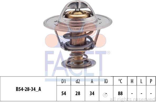 FACET 7.8536S - Termostato, Refrigerante www.autoricambi360.it