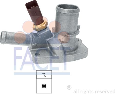FACET 7.8699 - Termostato, Refrigerante www.autoricambi360.it