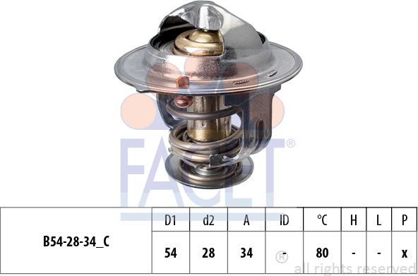 FACET 7.8694S - Termostato, Refrigerante www.autoricambi360.it