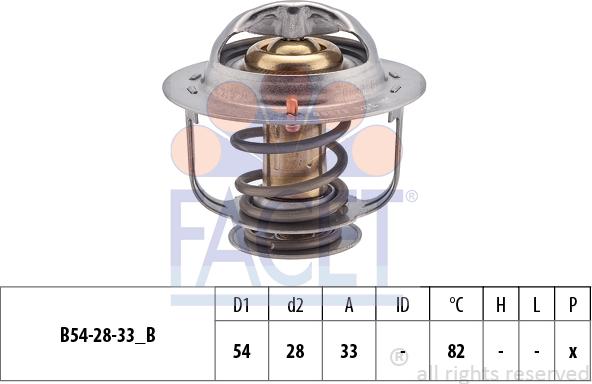 FACET 7.8657S - Termostato, Refrigerante www.autoricambi360.it