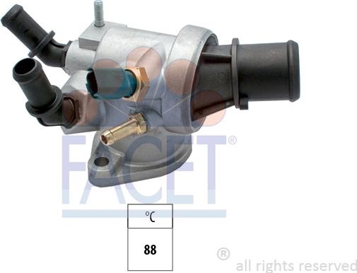 FACET 7.8669 - Termostato, Refrigerante www.autoricambi360.it