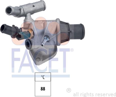 FACET 7.8660 - Termostato, Refrigerante www.autoricambi360.it
