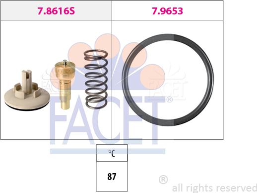 FACET 7.8616 - Termostato, Refrigerante www.autoricambi360.it