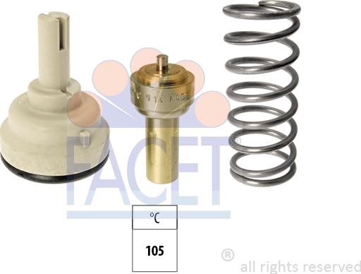 FACET 7.8618S - Termostato, Refrigerante www.autoricambi360.it