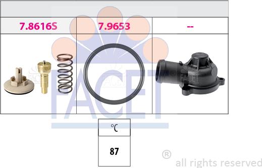FACET 7.8617K - Termostato, Refrigerante www.autoricambi360.it