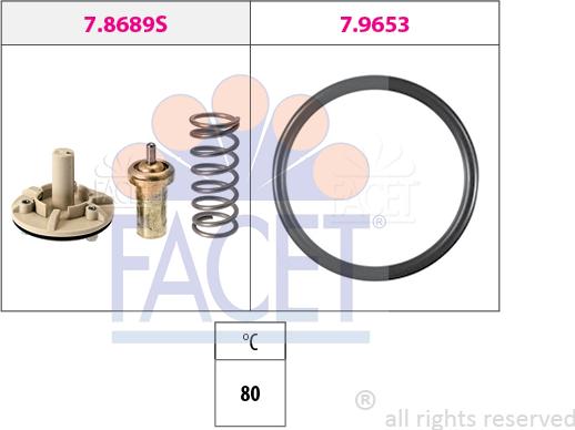 FACET 7.8689 - Termostato, Refrigerante www.autoricambi360.it
