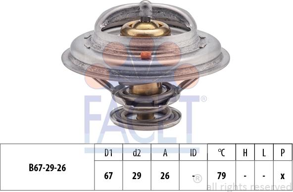 FACET 7.8638S - Termostato, Refrigerante www.autoricambi360.it