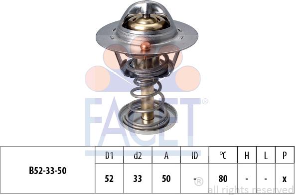 FACET 7.8674S - Termostato, Refrigerante www.autoricambi360.it