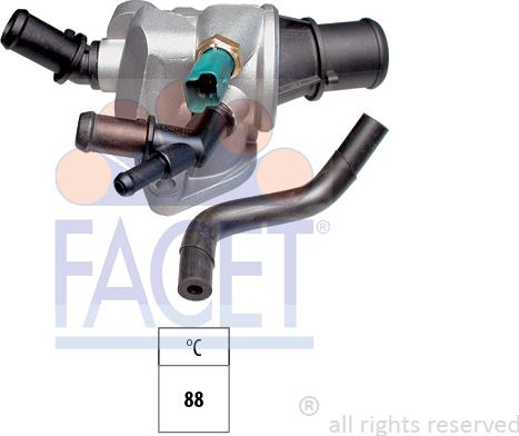 FACET 7.8670 - Termostato, Refrigerante www.autoricambi360.it