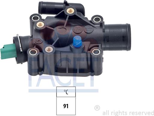 FACET 7.8671 - Termostato, Refrigerante www.autoricambi360.it