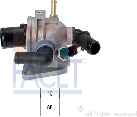 FACET 7.8673 - Termostato, Refrigerante www.autoricambi360.it