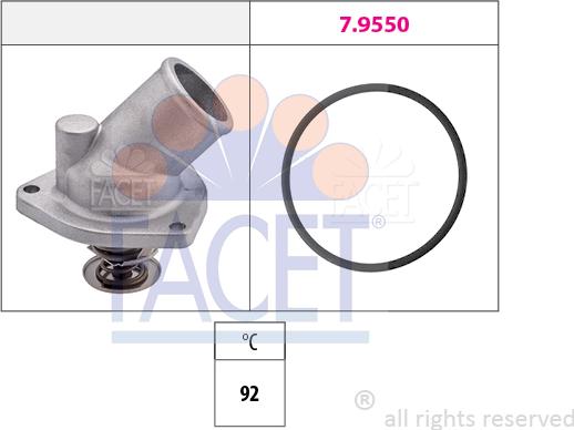 FACET 7.8196 - Termostato, Refrigerante www.autoricambi360.it