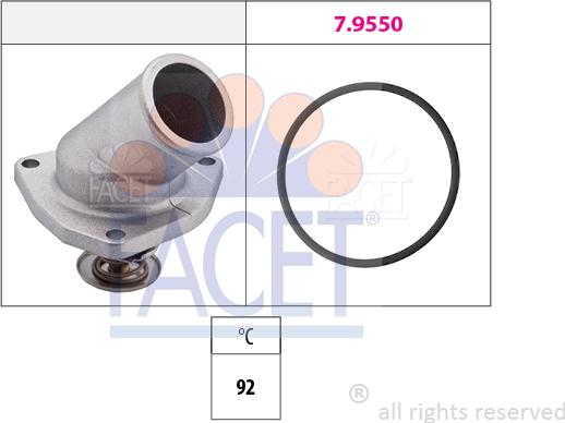 FACET 7.8198 - Termostato, Refrigerante www.autoricambi360.it