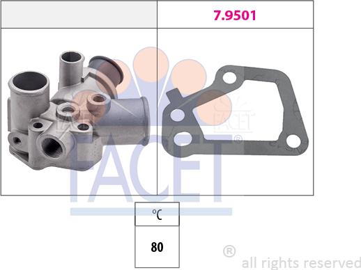 FACET 7.8145 - Termostato, Refrigerante www.autoricambi360.it