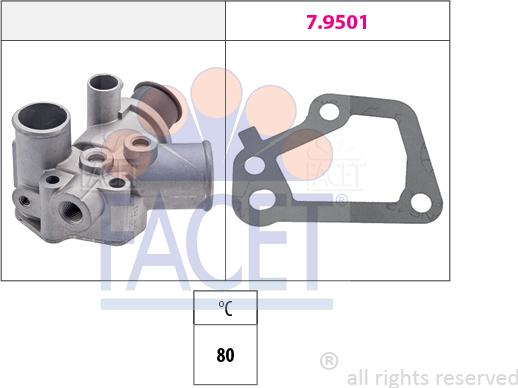 FACET 7.8146 - Termostato, Refrigerante www.autoricambi360.it