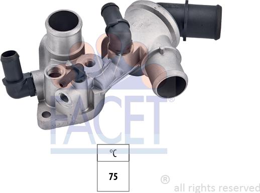 FACET 7.8142 - Termostato, Refrigerante www.autoricambi360.it