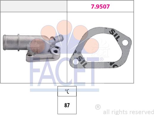 FACET 7.8159 - Termostato, Refrigerante www.autoricambi360.it
