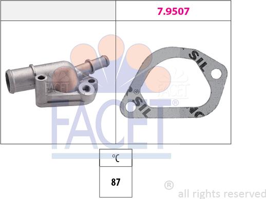 FACET 7.8155 - Termostato, Refrigerante www.autoricambi360.it
