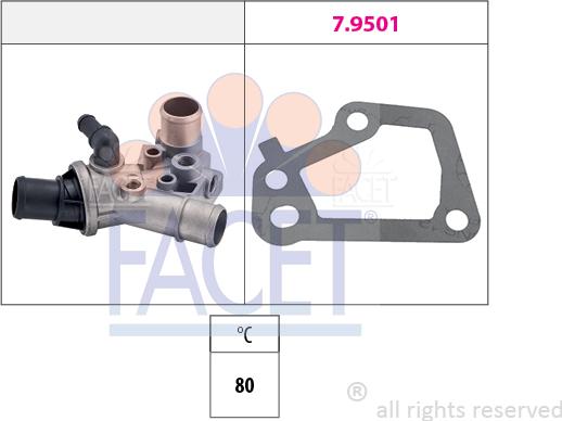 FACET 7.8153 - Termostato, Refrigerante www.autoricambi360.it