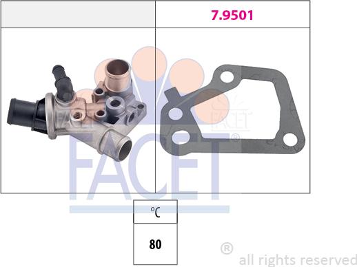 FACET 7.8152 - Termostato, Refrigerante www.autoricambi360.it