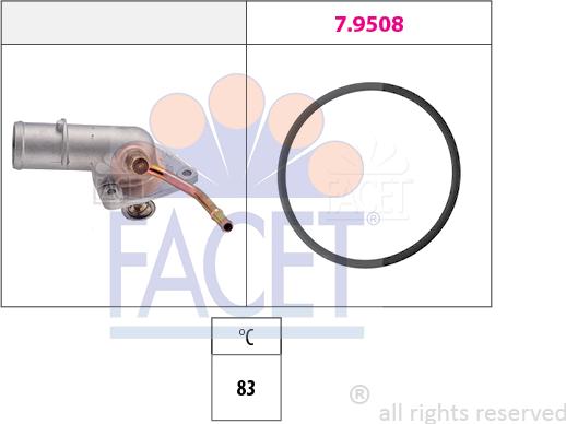 FACET 7.8164 - Termostato, Refrigerante www.autoricambi360.it