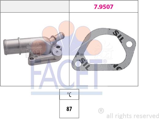FACET 7.8160 - Termostato, Refrigerante www.autoricambi360.it