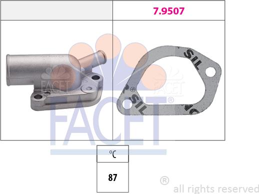 FACET 7.8163 - Termostato, Refrigerante www.autoricambi360.it