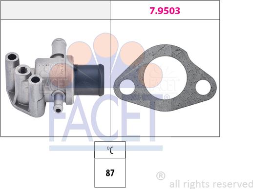 FACET 7.8105 - Termostato, Refrigerante www.autoricambi360.it