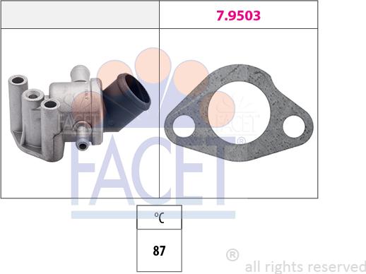 FACET 7.8106 - Termostato, Refrigerante www.autoricambi360.it