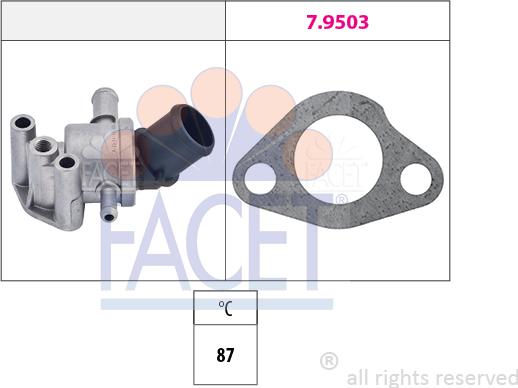 FACET 7.8108 - Termostato, Refrigerante www.autoricambi360.it