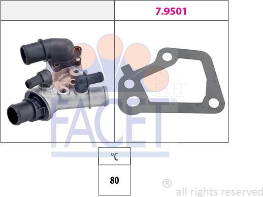 FACET 7.8102 - Termostato, Refrigerante www.autoricambi360.it