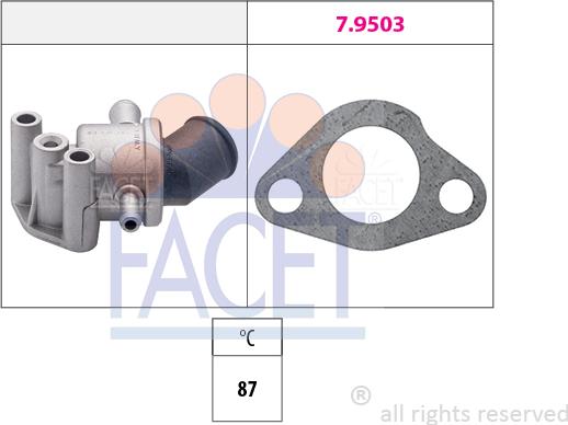 FACET 7.8107 - Termostato, Refrigerante www.autoricambi360.it