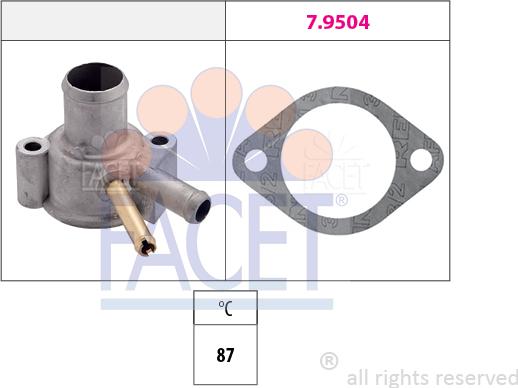 FACET 7.8112 - Termostato, Refrigerante www.autoricambi360.it