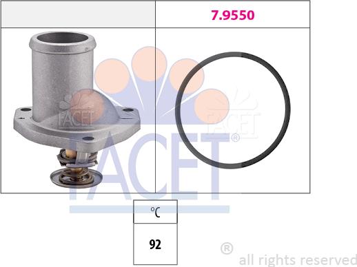 FACET 7.8188 - Termostato, Refrigerante www.autoricambi360.it