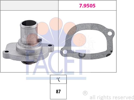 FACET 7.8187 - Termostato, Refrigerante www.autoricambi360.it