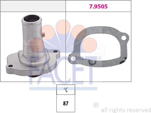 FACET 7.8124 - Termostato, Refrigerante www.autoricambi360.it