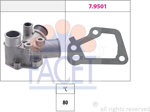 FACET 7.8125 - Termostato, Refrigerante www.autoricambi360.it