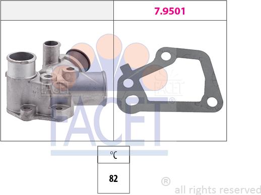 FACET 7.8128 - Termostato, Refrigerante www.autoricambi360.it
