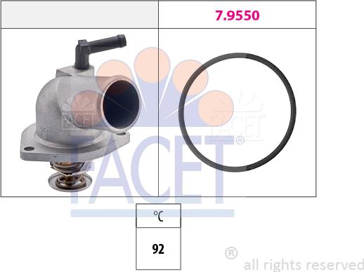 FACET 7.8174 - Termostato, Refrigerante www.autoricambi360.it