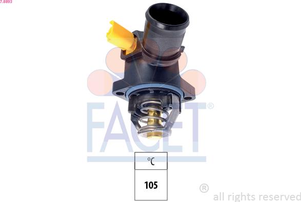 FACET 7.8893 - Termostato, Refrigerante www.autoricambi360.it